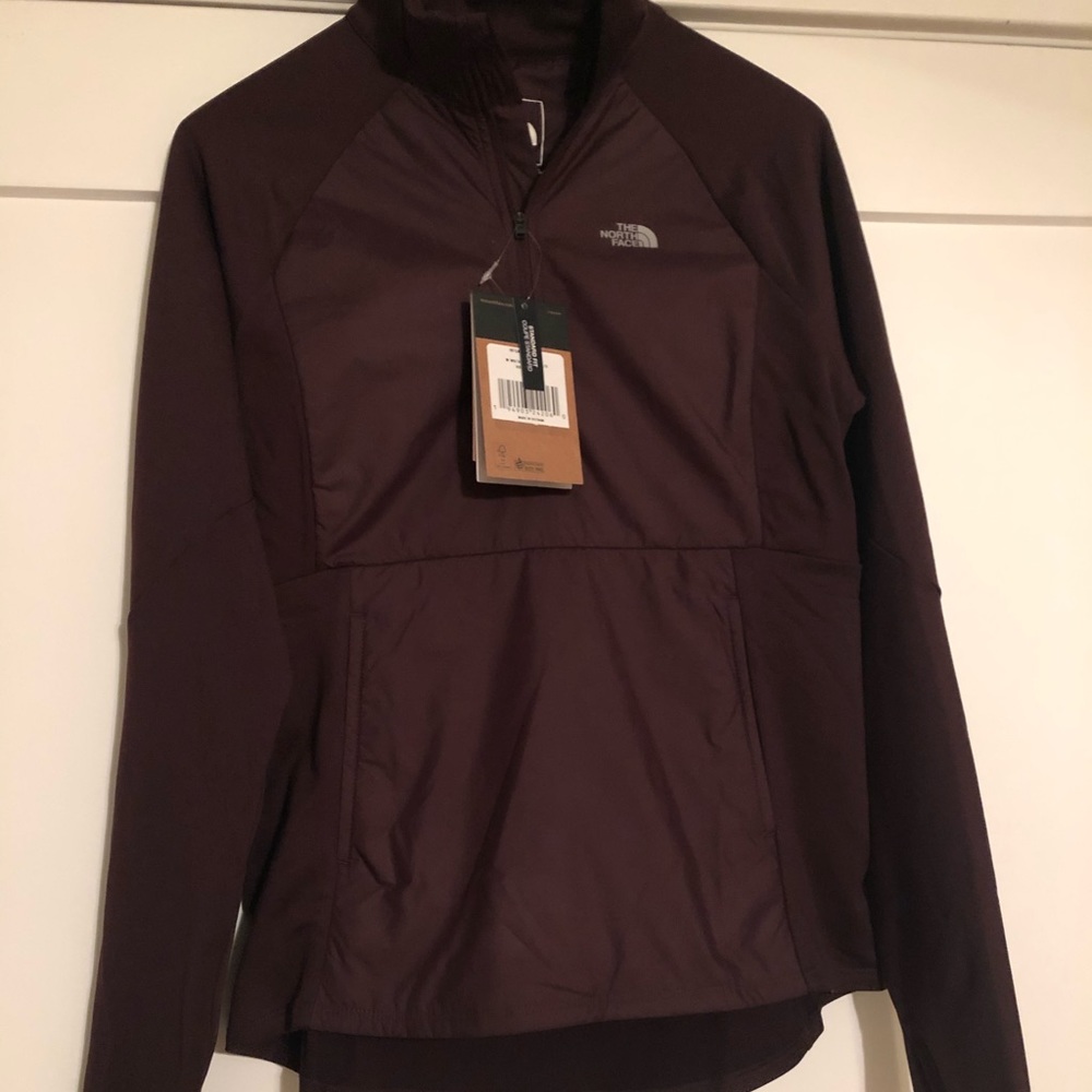 The North Face running jacket, sz small, brown
